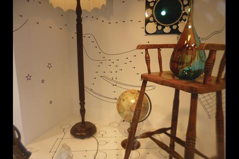 Liberty’s theme is puzzling, quite literally. From mannequins to website, word-search and join-the-dot games adorn the Art Nouveau retailer